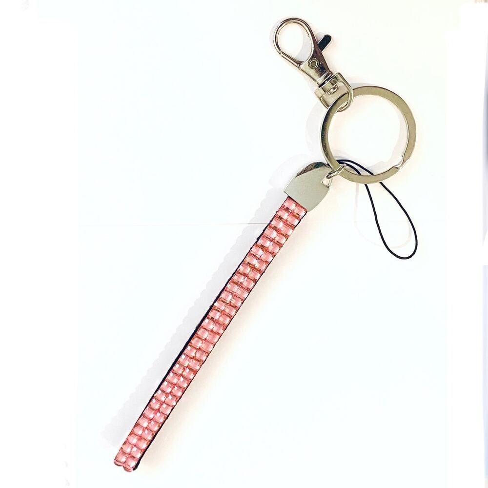 Crystal Loop Bracelet Keyring